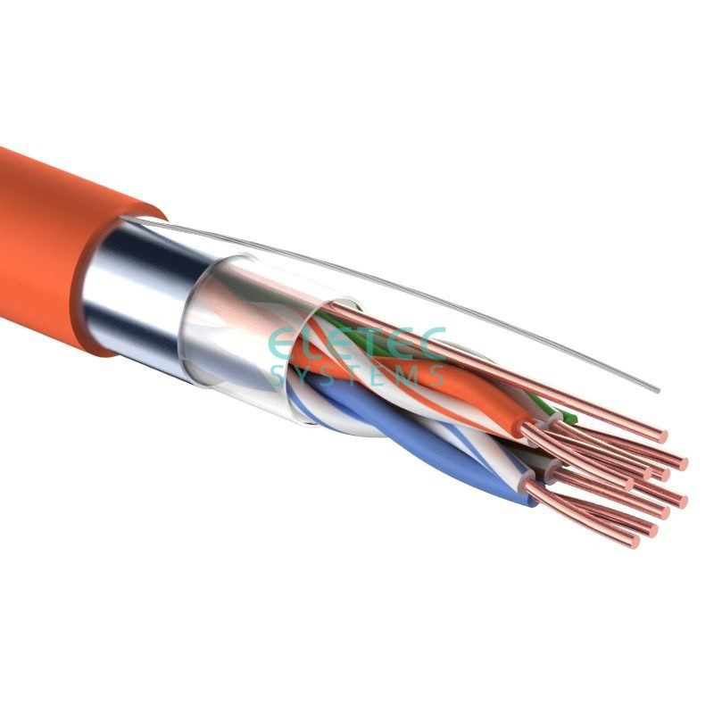 Кабель FTP 5E Eletec 4x2xAWG24 нг(А)-HF 305 м, медь