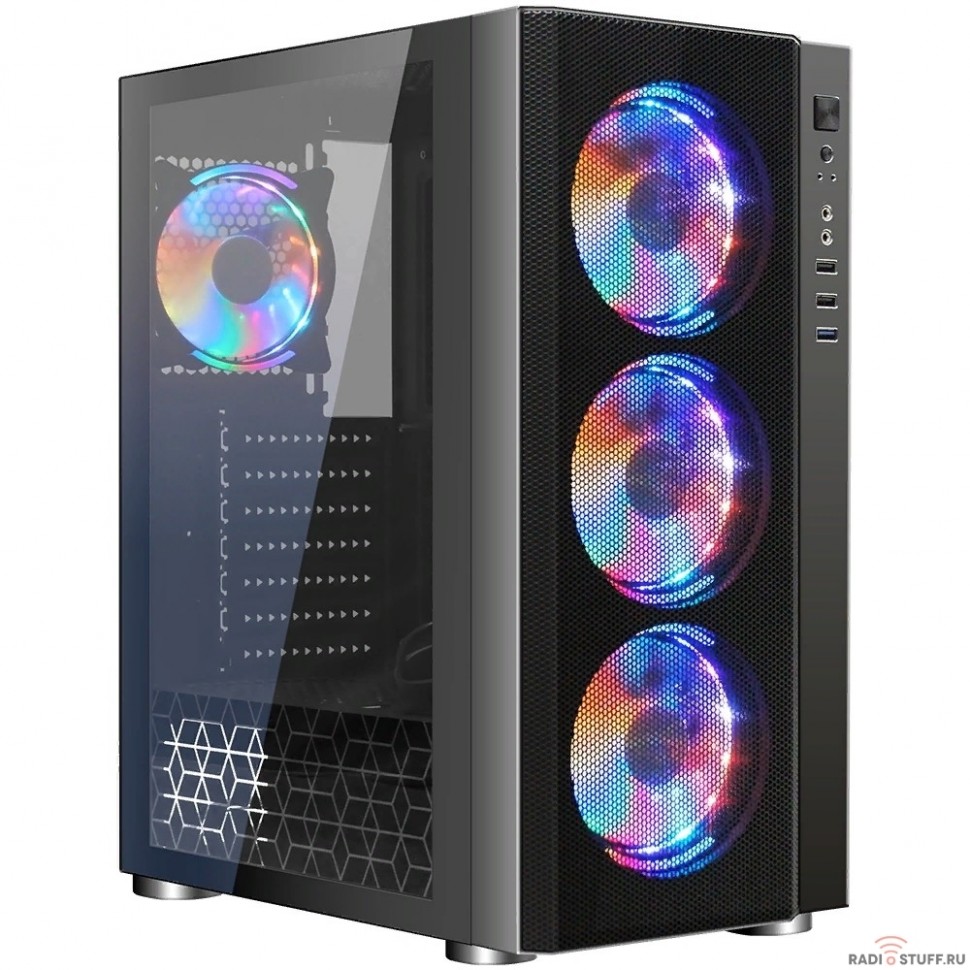 Ginzzu CL300 FAN 12CM RGB*4 USB3.0 CRC6 NEW