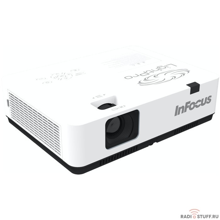 INFOCUS IN1014 Проектор {3LCD 3400lm XGA (1024x768) 1.48~1.78:1 2000:1 (Full 3D), 10W, 3.5mm in, Composite video, VGA IN, HDMI IN, USB b, лампа 20000ч.(ECO mode), RS232, 31дБ, 3,1 кг}